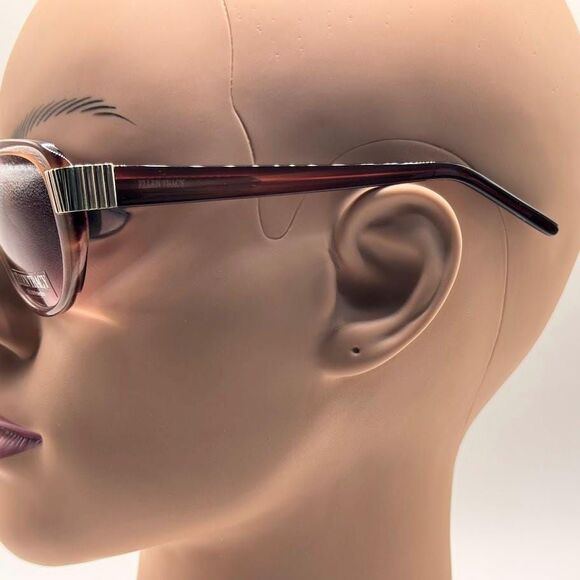 NOS Vintage Y2K Designer Sunglasses | Ellen Tracy | Pink Tortoise Plastic 2000s main image 4